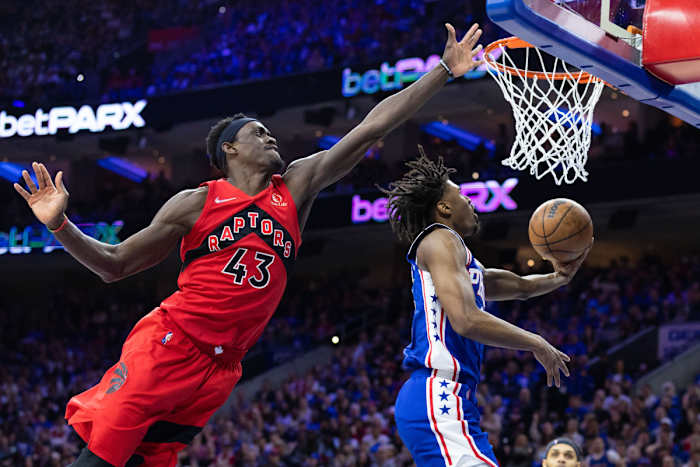 Siakam and the Raptors use their length to make opponents uncomfortable.
